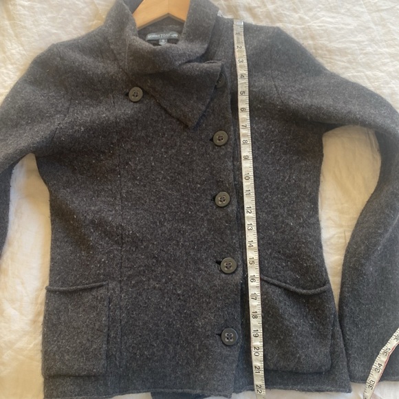 HORNY TOAD Gray Asymmetrical Cardigan - Picture 7 of 7